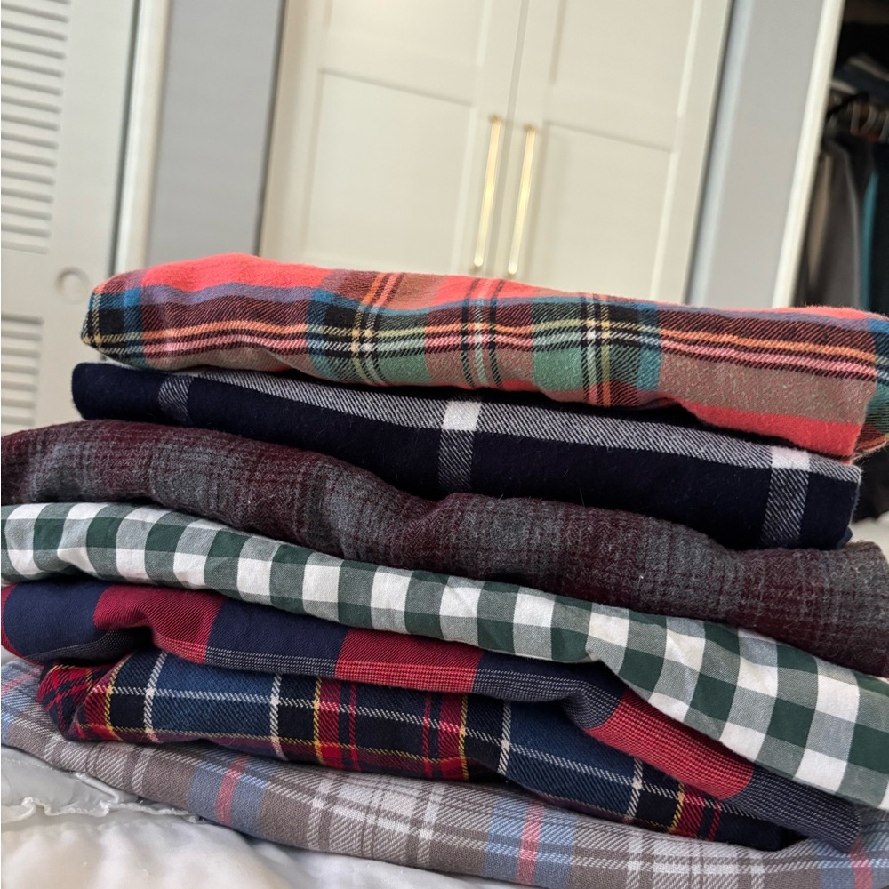 J. Crew Factory Men's Casual Button Down Shirts - Multicolor Plaid